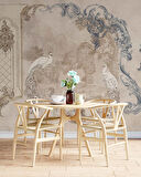 Nostaljik Tavuskuşu Temalı Duvar Kağıdı