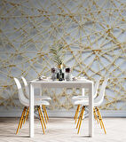 3 Boyutlu İplik Temalı Duvar Kağıdı Baskı