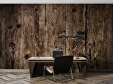 Eskitilmiş Ağaç Temalı Duvar Kağıdı Baskı