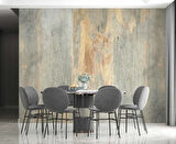 Açık Tonlu Tahta Dokulu Duvar Kağıdı