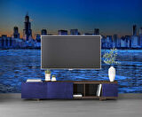 Gece Şehir Manzaralı Duvar Kağıdı