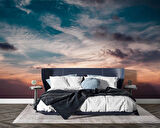 Gün Batımı Gökyüzü Manzaralı Duvar Kağıdı