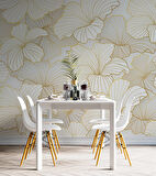 Altın Yaprak Temalı Duvar Kağıd