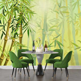 Bambu Ağaç Orman Temalı Duvar Kağıdı