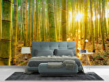 Bambu Ormanı Temalı Duvar Kağıdı
