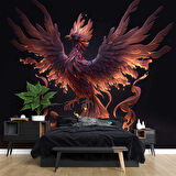 Anka Kuşu Desenli Duvar Kağıdı