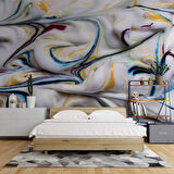 3 Boyutlu Renkli Köpük Desenli Duvar Kağıdı