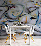 3 Boyutlu Renkli Köpük Desenli Duvar Kağıdı