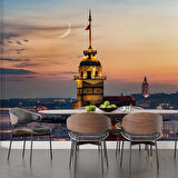 Günbatımı Kızkulesi Manzaralı Duvar Kağıdı