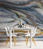 Renkli Karışık Mermer Desenli Duvar Kağıdı