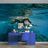 Denizaltı Kaplumbağ Manzaralı Duvar Kağıdı