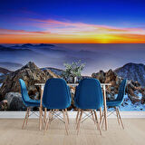 Dag ve Gökyüzü Manzaralı Duvar Kağıdı