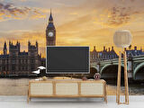 Londra Westminster Köprüsü Manzaralı Duvar Kağıdı