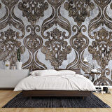 Motifli Mermer Desenli Duvar Kağıdı