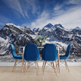 Karlı Dağ Manzaralı Duvar Kağıdı