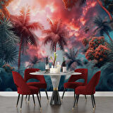 Tropikal Doğa Manzaralı Duvar Kağıdı