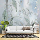 Soft Tüy Çizim Desenli Duvar Kağıdı