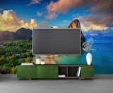 Dağ ve Deniz Manzaralı Duvar Kağıdı