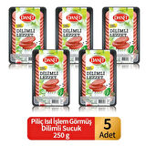 Piliç Dilimli Sucuk I Isıl İşlem Görmüş I 250 g X 5 Adet