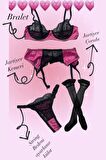 Dantel Pink Dream Jartiyer Set