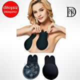 Dantel Bayan Mikrofiber Silikonlu Göğüs Ucu Kapatıcı Dikleştirici Göğüs Asansörü