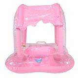 Baby Float, 0-5 Yaş, Pembe Renk Güneşten Koruyan Bebek Yüzme Simidi