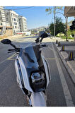 MOTOCAM Dofern JDF 250 T Siperlik Ön Cam 2024-2025 Model 60cm Şeffaf Renkli 4mm UZUN CAM