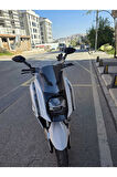 MOTOCAM Dofern JDF 250 T Siperlik Ön Cam 2024-2025 Model 60cm Şeffaf Renkli 4mm UZUN CAM