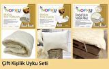 Nofku Çift Kişilik Doğal Yün Uyku Seti