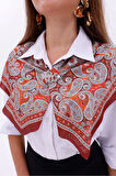 Doğu Esintisi Model Fular Bandana Şal Estascarf 70x70 Cm