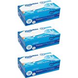 Dolphin Tek Kullanımlık Lateks Mavi Pudrasız Nitril Muayne Eldiveni Medium Orta Boy - 100'lü 3 Paket