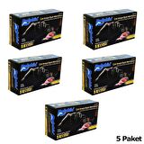 Dolphin Tek Kullanımlık Lateks Siyah Pudrasız Nitril Muayne Eldiveni Small Küçük Boy - 100'lü 5Paket