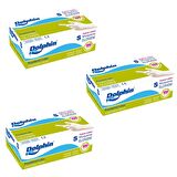 Dolphin Tek Kullanımlık Lateks Beyaz Pudralı Small Muayne Eldiveni - 100 Adetlik 3 Paket