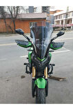 Bajaj Dominar 250 Siperlik Ön Cam 2017 2024 Model 58cm Açıkfüme Renkli 4mm ORTA BOYLU CAM