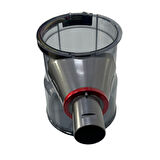 Fakir Inovator X 7269 Şarjlı Süpürge İçin Uyumlu Toz Hazne Kırmızı