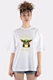 No Coffee No Forcee Baby Yoda Kadın T-shirt