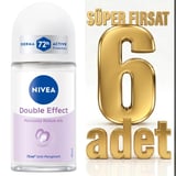   Nivea Double Effect Kadın Roll-On Deodorant 50 ML x 6