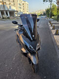 MOTOCAM Kymco Downtown GT 350 Siperlik Ön Cam 2025 Model 62cm Siyah Renkli 4mm