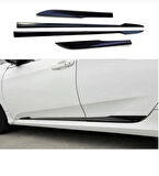 Point Honda Civic Fe1 Piano Black Yan Kapı Çıtası Siyah 2021 Sonrası