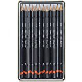 Derwent Graphic Pencil 12'li Teneke Kutu Hard (Dereceli Kalem)(Sert Uçlar)