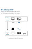 Displayport To Vga Full HD 1080P Çevirici Adaptör Display Port Display Port Dp Vga Pc Dizüstü Hdtv Monitör