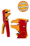 0.2-6mm Kablo Tel Soyucu Kablo Soyma Pensesi Kablo Sıyırıcı Crimper Sıyırma Kesici Pense