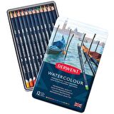 Derwent Watercolour Pencil 12'li Teneke Kutu (Sulu Boya Kalemi)