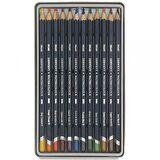 Derwent Watercolour Pencil 12'li Teneke Kutu (Sulu Boya Kalemi)