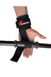 Conquer Big Rıch Grip Pro Lifting Straps Siyah