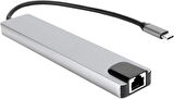 8in1 4K Type-C USB 3.0 Hub HDMI RJ45 SDTF Adaptörü