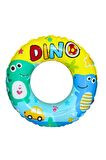 0-3 Yaş Mavi 50 cm Şişme Bebek Deniz Simidi, Havuz Plaj Can Simidi, Şişme Yüzme Simidi