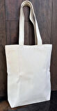 Gabardin Dikdörtgen Çanta %100 Pamuk 40x35x8cm 260gr. Punch Nakışı Ve Boyamaya Uygun