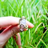 Doğal Taş Ametist Dev Boy Doğal Taşlı Antik Ayarlanabilir Yüzük