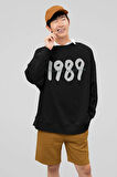 1989 Taylor's Version Yazılı Unisex Oversize Şarkıcı Taylor Swift Sweatshirt